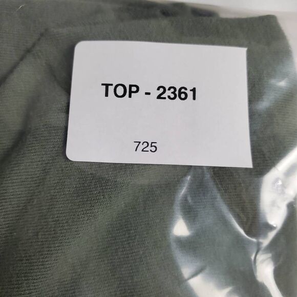 Maurices olive green flutter sleeve olive green, Large - Picture 6 of 6